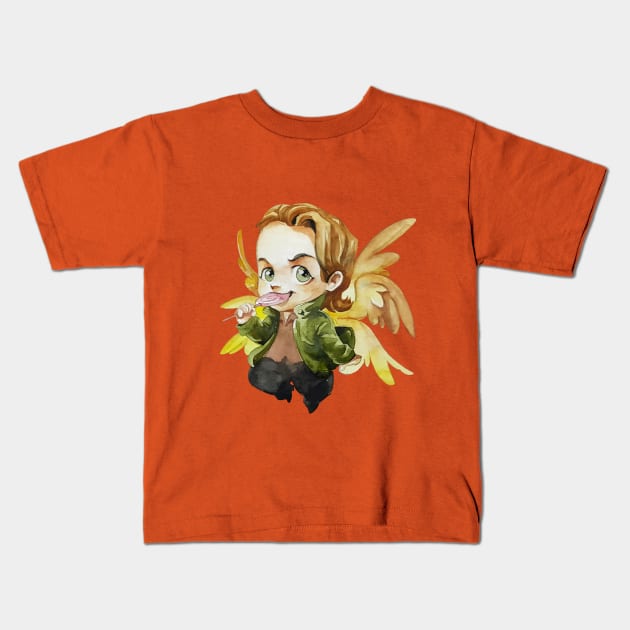 The Archangel Gabriel Kids T-Shirt by GioGui